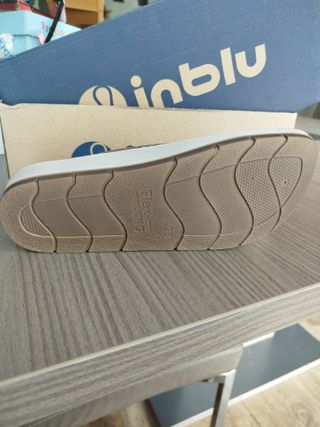 Sandalias Inblu Talla 38 Negro/Plata