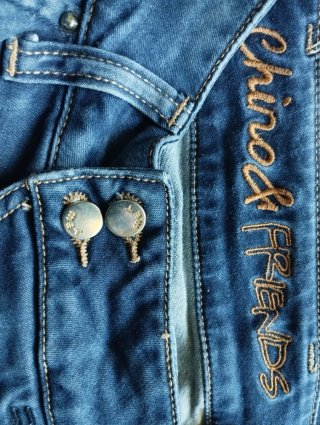 Jeans Met ragazza tg.XXS elasticizzati slim fit