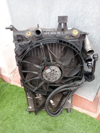Radiador y ventilador A/A GM BEHR