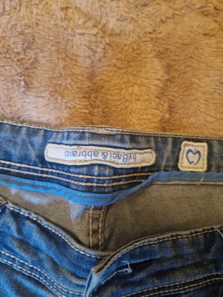 Bermuda jeans blu