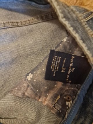 Bermuda jeans blu