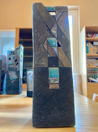Vaso Ceramica Raku