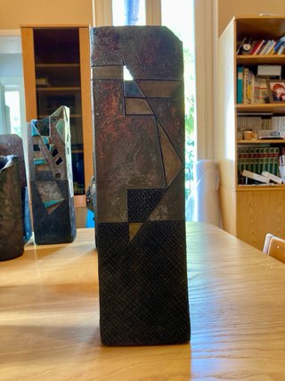 Vaso Ceramica Raku