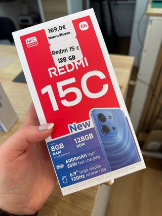 Xiaomi Redmi 15C 128GB Negro