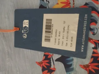 3 prendas Fish Named Fred Talla S con etiqueta