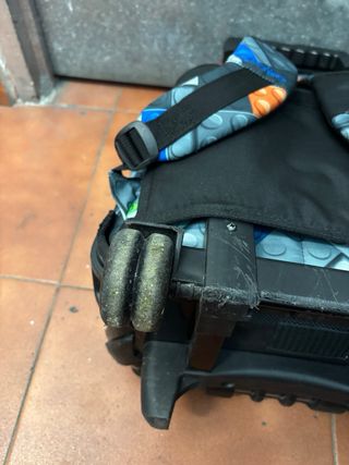 Mochila carro Totto renglones bloques