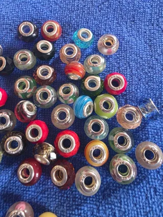 Lote 50 Abalorios Cristal Murano Multicolor