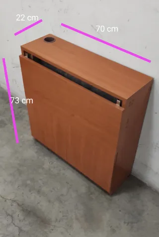Escritorio plegable de madera