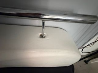 Sofá modular extensible negro y blanco