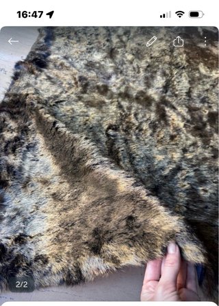 Wow!Coperta/Tappeto in  coniglio dorato