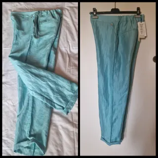 Pantaloni Souvenir turchese