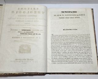 Libro Antico 1838 - Epitome Theologiae Canonico