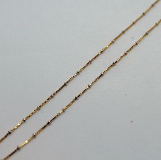 Cadena de oro de 18k. Peso: 2.87 gr.