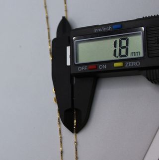 Cadena de oro de 18k. Peso: 2.87 gr.