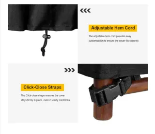 Funda Sofá Exterior Negro