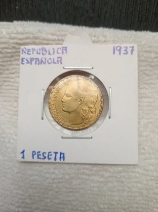 1 Peseta República Española 1937