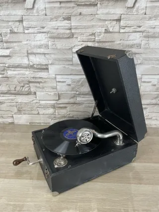 Grammofono Portatile Valigetta Vintage Phonia