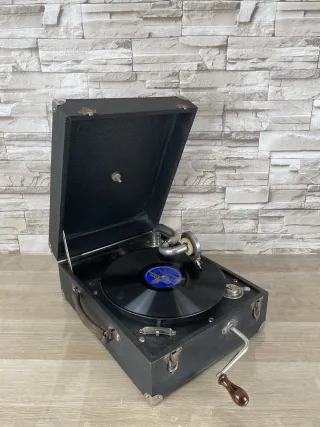Grammofono Portatile Valigetta Vintage Phonia