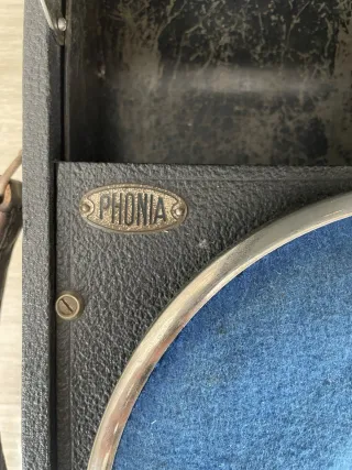 Grammofono Portatile Valigetta Vintage Phonia