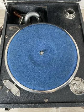 Grammofono Portatile Valigetta Vintage Phonia