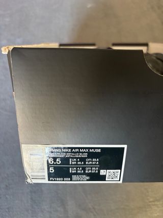 Nike Air Max Muse Mujer Talla 37.5 Nuevas