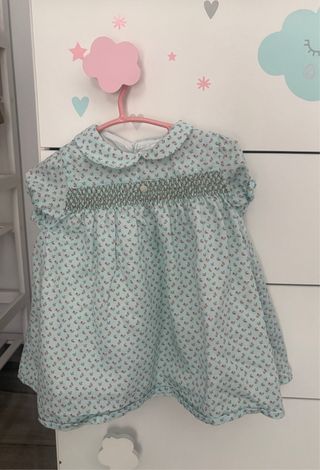 Vestido bebé niña 6 meses floral