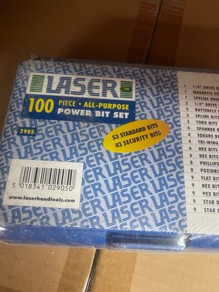 Juego de 100 puntas LASER