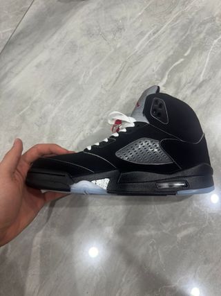 Jordan 5 Scarpe da Ginnastica Nere Grigie