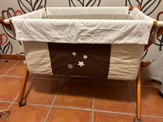 Minicuna madera y tela
