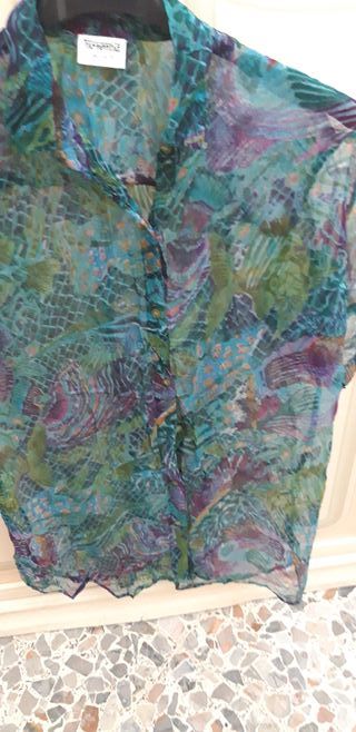 Camicia copricostume  fantasia