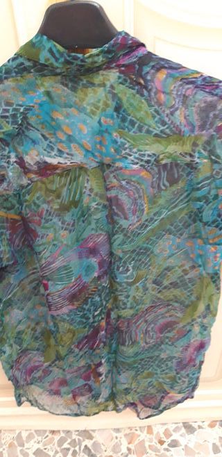 Camicia copricostume  fantasia
