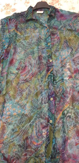Camicia copricostume  fantasia