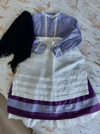 Traje Neska/Aldeana/Baserritarra Talla 8 años