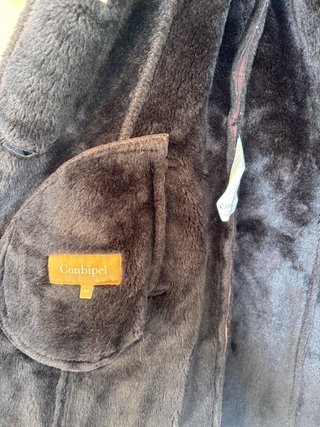 Soprabito Conbipel Marrone con Pelliccia volpe