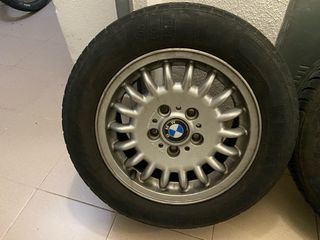 Llantas 15” BMW E36 5x120 con gomas 205/60r15