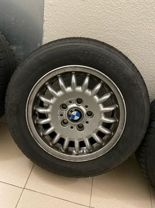 Llantas 15” BMW E36 5x120 con gomas 205/60r15