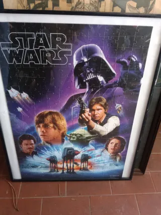 Puzzle Star Wars Lucas Film Incorniciato