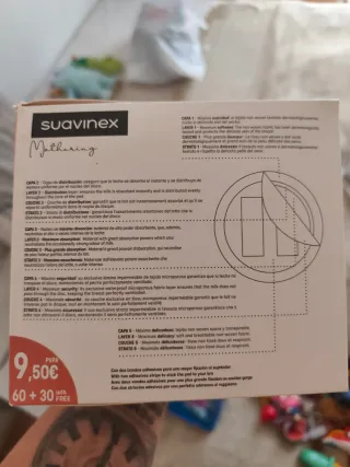Sacaleches Suavinex + Discos Suavinex