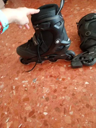 Patines en línea negros