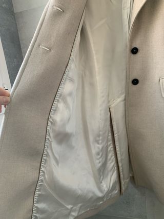 Abrigo Zara Beige