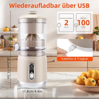 Spremiagrumi Elettrico USB Portatile LCD