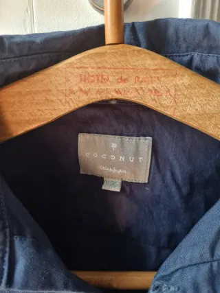 Camisa Coconut Corte Inglés T 13/14 Azul