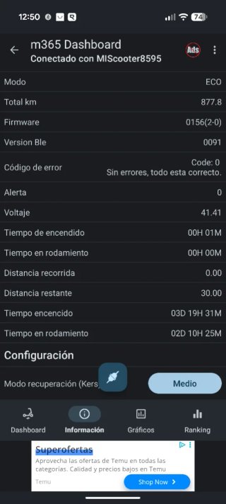 Patinete Xiaomi M365 + Ruedas 10