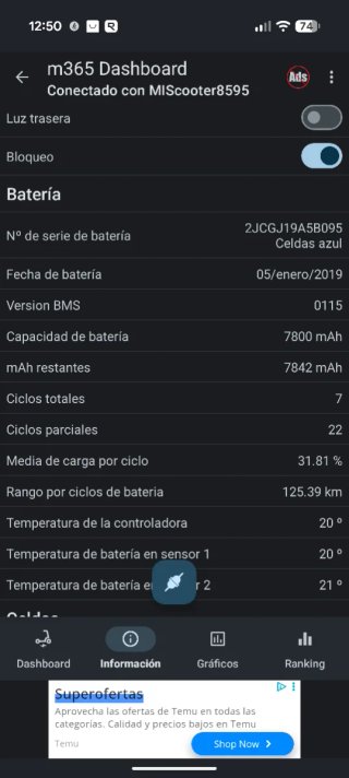 Patinete Xiaomi M365 + Ruedas 10