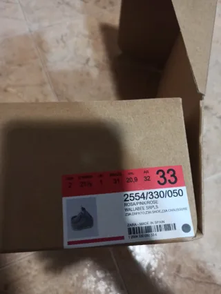 Zapatos niña Zara talla 33 rosa