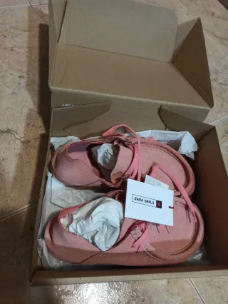 Zapatos niña Zara talla 33 rosa