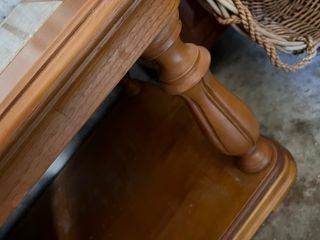 Mesa de centro madera y piedra