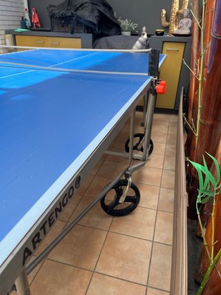 Mesa de ping pong Artengo con funda