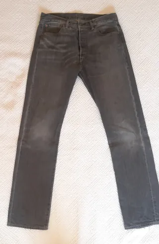 Pantalón Levi's 501 Gris Oscuro Talla 33x34