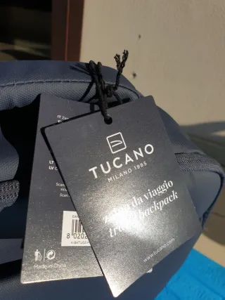 Zaino Tucano blu/grigio